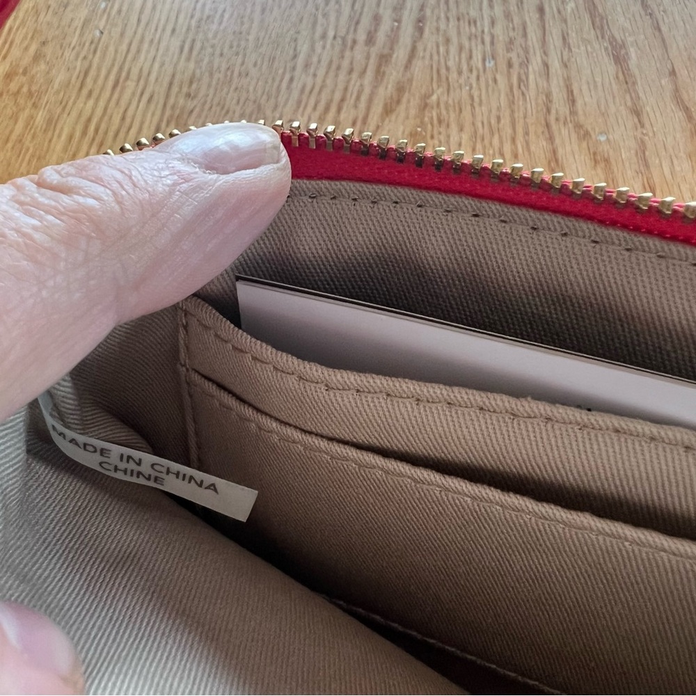 Coach Red Wristlet Clutch - Picture 8 of 8